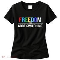 Freedom Over Code Switching Women's T-Shirt thumb 0