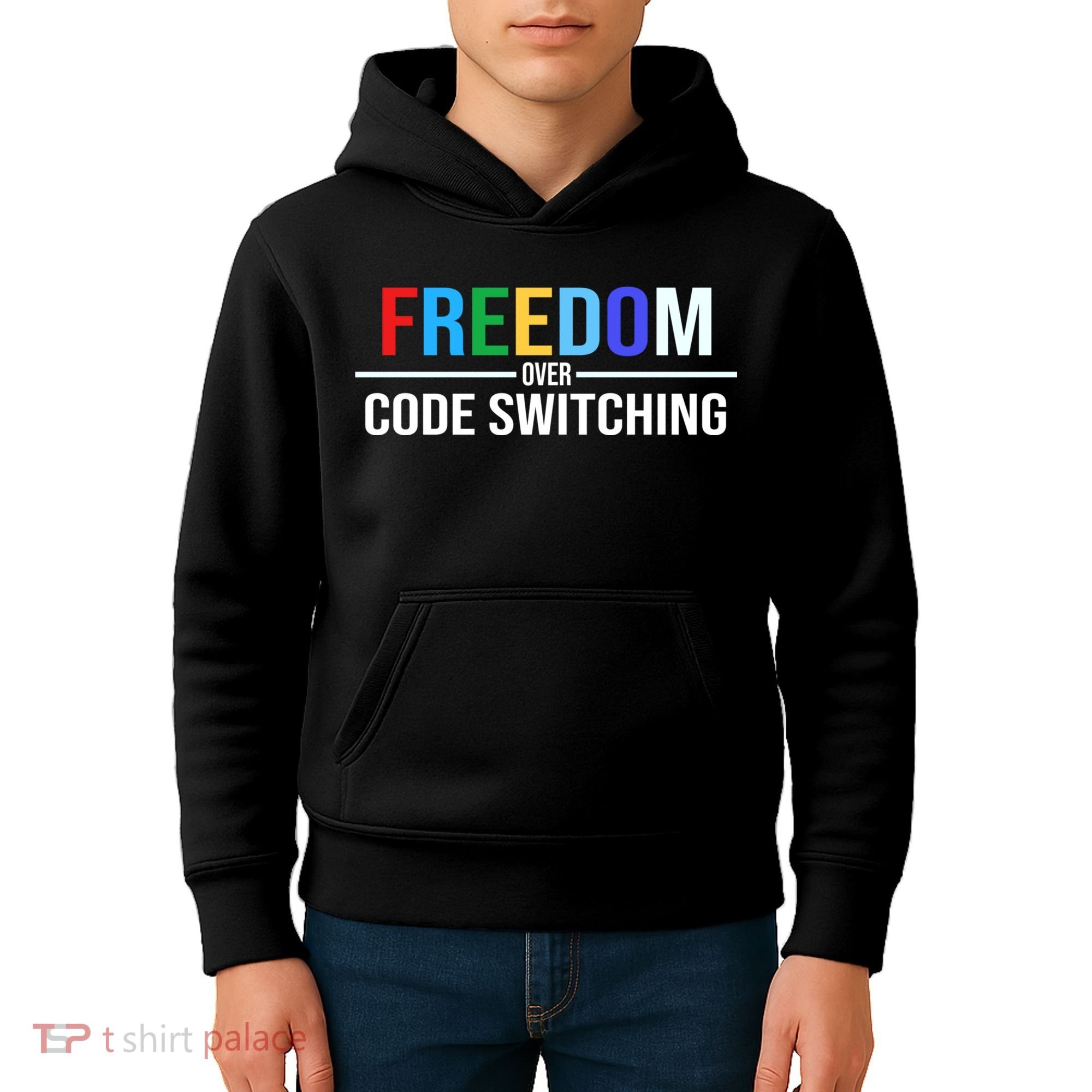 Freedom Over Code Switching Kids Hoodie
