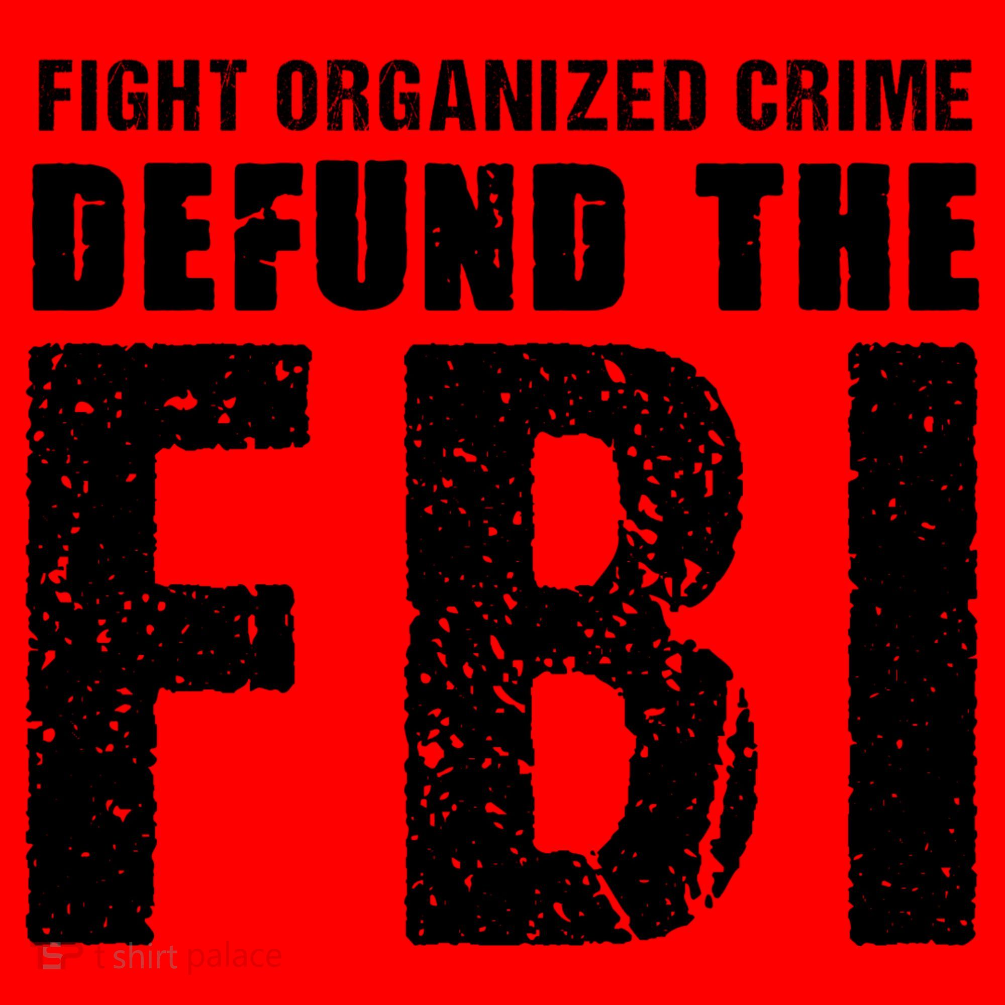 Fight Organized Crime Defund The FBI Santa Hat