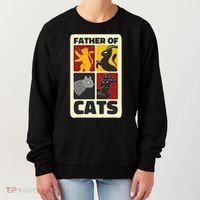 Father Of Cats Funny Women's Sweatshirt thumb 0