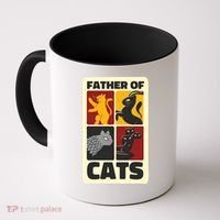 Father Of Cats Funny Coffee Mug thumb 0