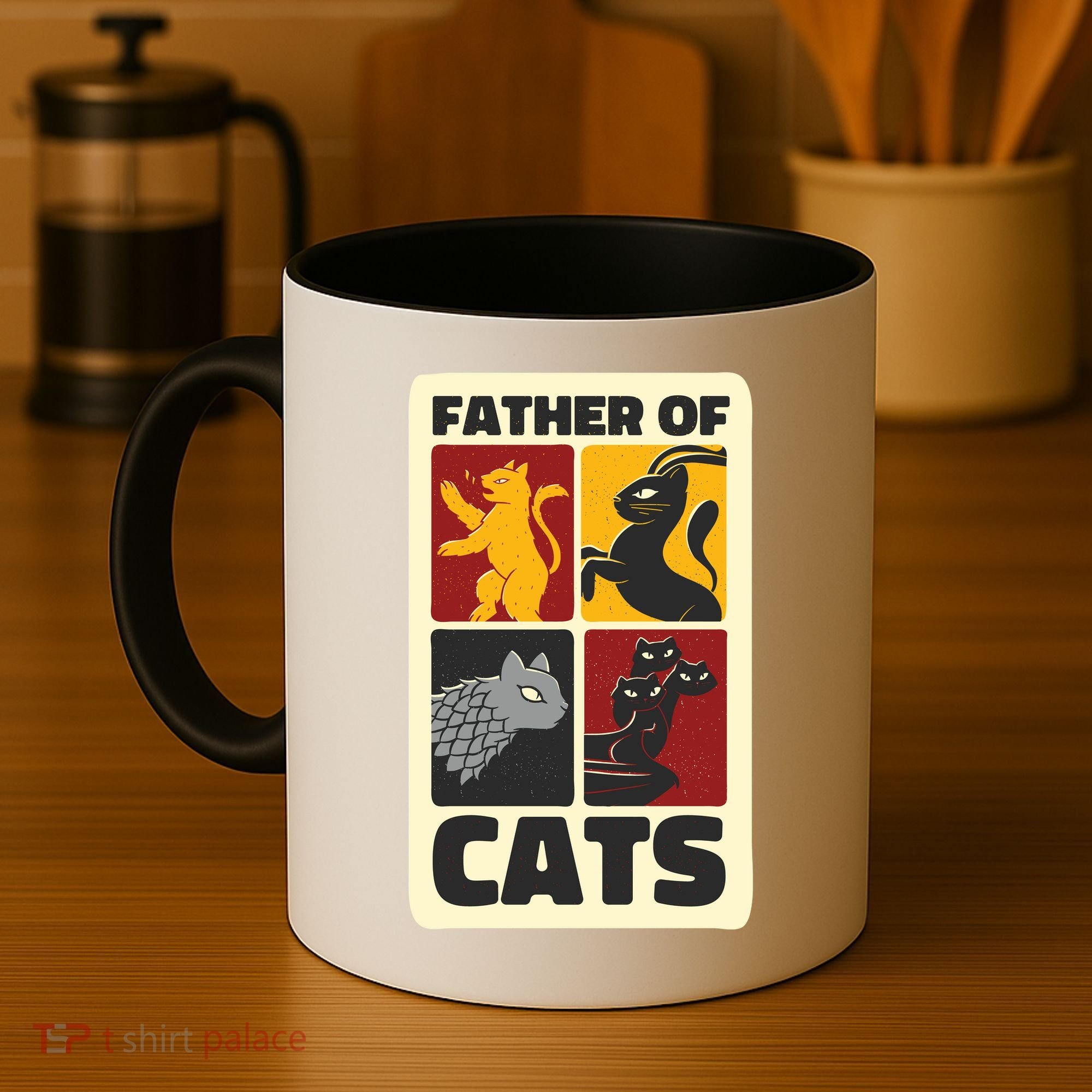 Father Of Cats Funny Coffee Mug