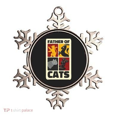Father Of Cats Funny Ornament