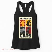 Father Of Cats Funny Women's Tank Top thumb 0