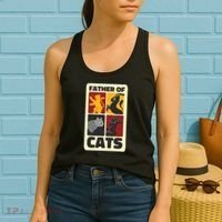 Father Of Cats Funny Women's Tank Top thumb 2