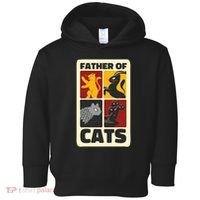 Father Of Cats Funny Toddler Hoodie thumb 0