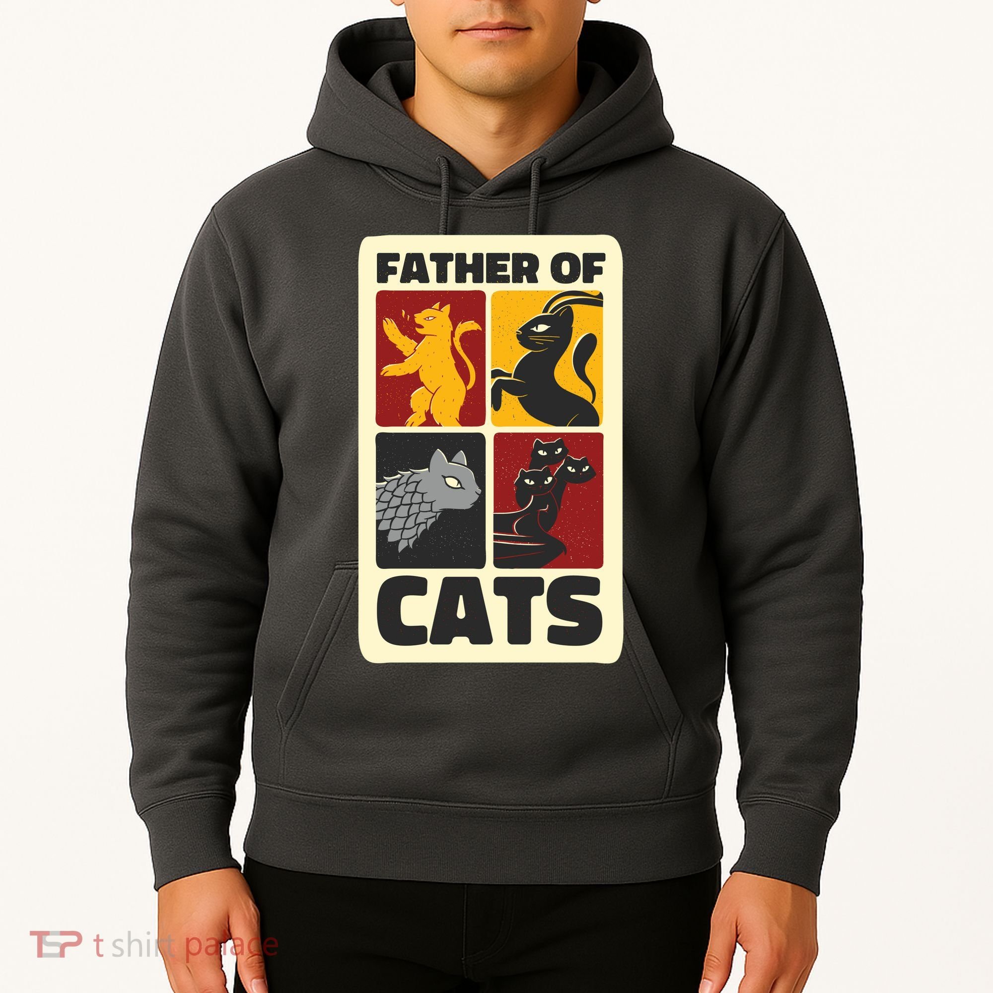 Father Of Cats Funny Hoodie