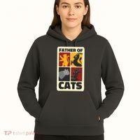 Father Of Cats Funny Hoodie thumb 5