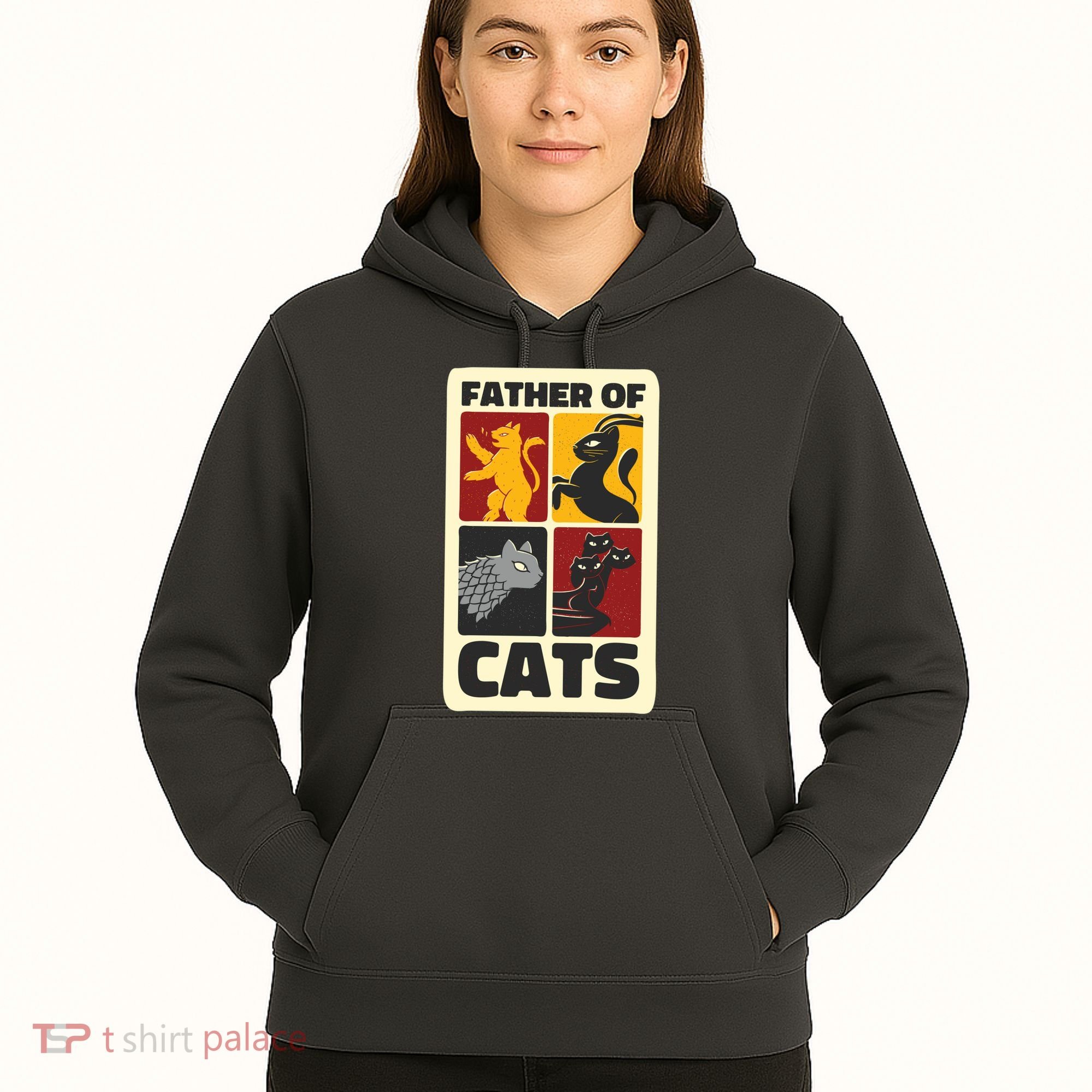 Father Of Cats Funny Hoodie