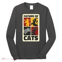 Father Of Cats Funny Long Sleeve Shirt thumb 0