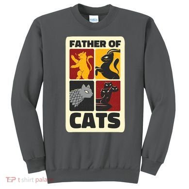 Father Of Cats Funny Sweatshirt