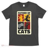 Father Of Cats Funny T-Shirt thumb 0