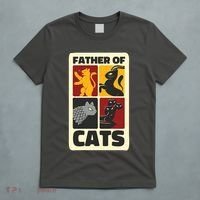Father Of Cats Funny T-Shirt thumb 5
