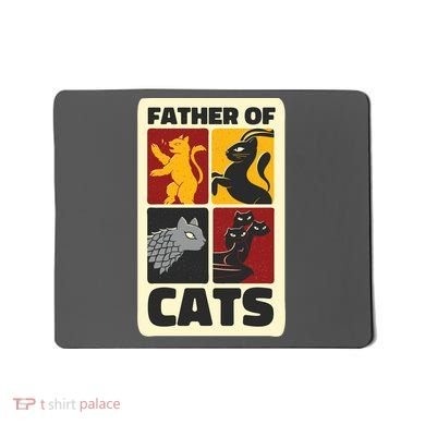 Father Of Cats Funny Mousepad