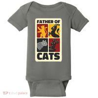 Father Of Cats Funny Baby Bodysuit thumb 0