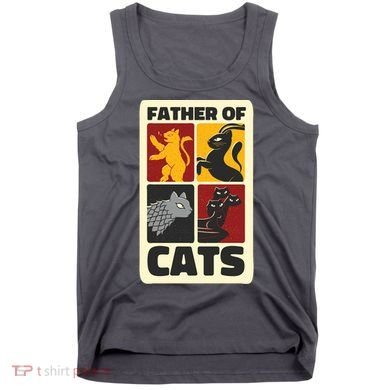 Father Of Cats Funny Tank Top