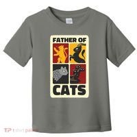 Father Of Cats Funny Toddler T-Shirt thumb 0