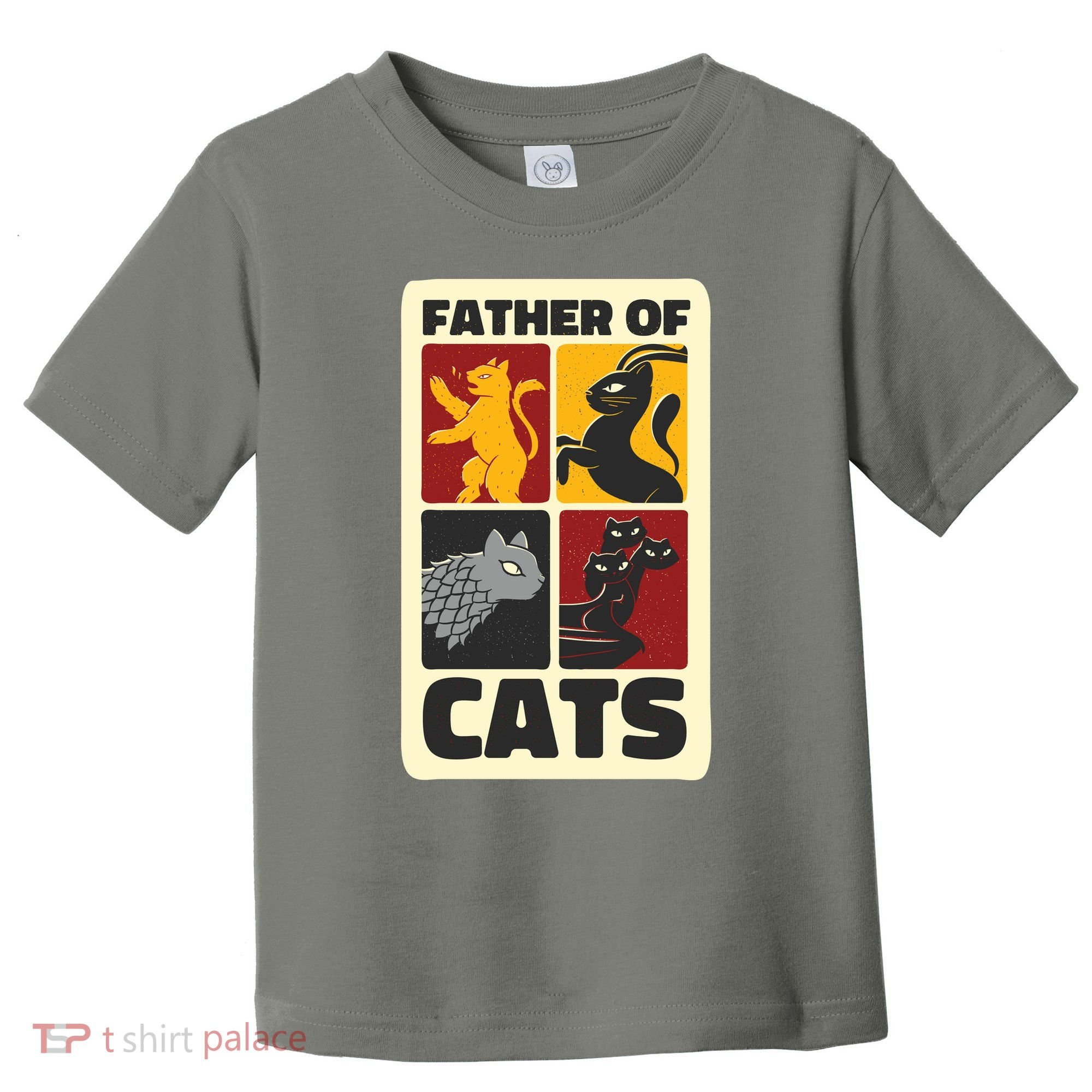 Father Of Cats Funny Toddler T-Shirt