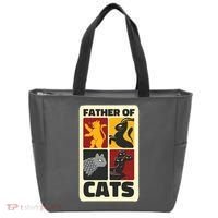 Father Of Cats Funny Tote Bag thumb 0