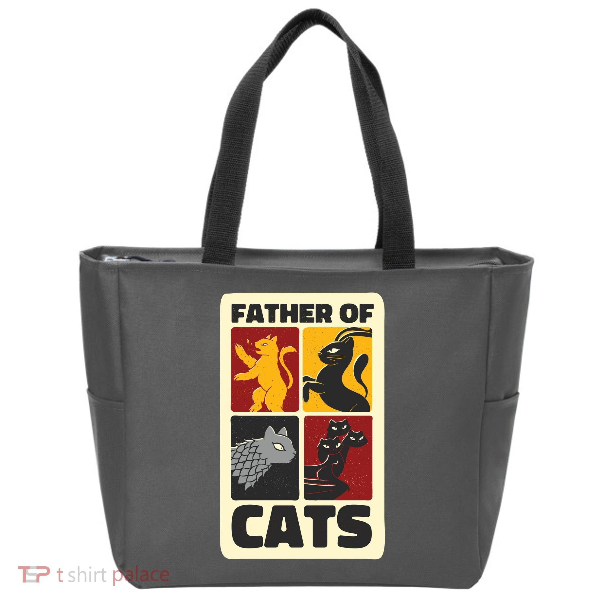 Father Of Cats Funny Tote Bag