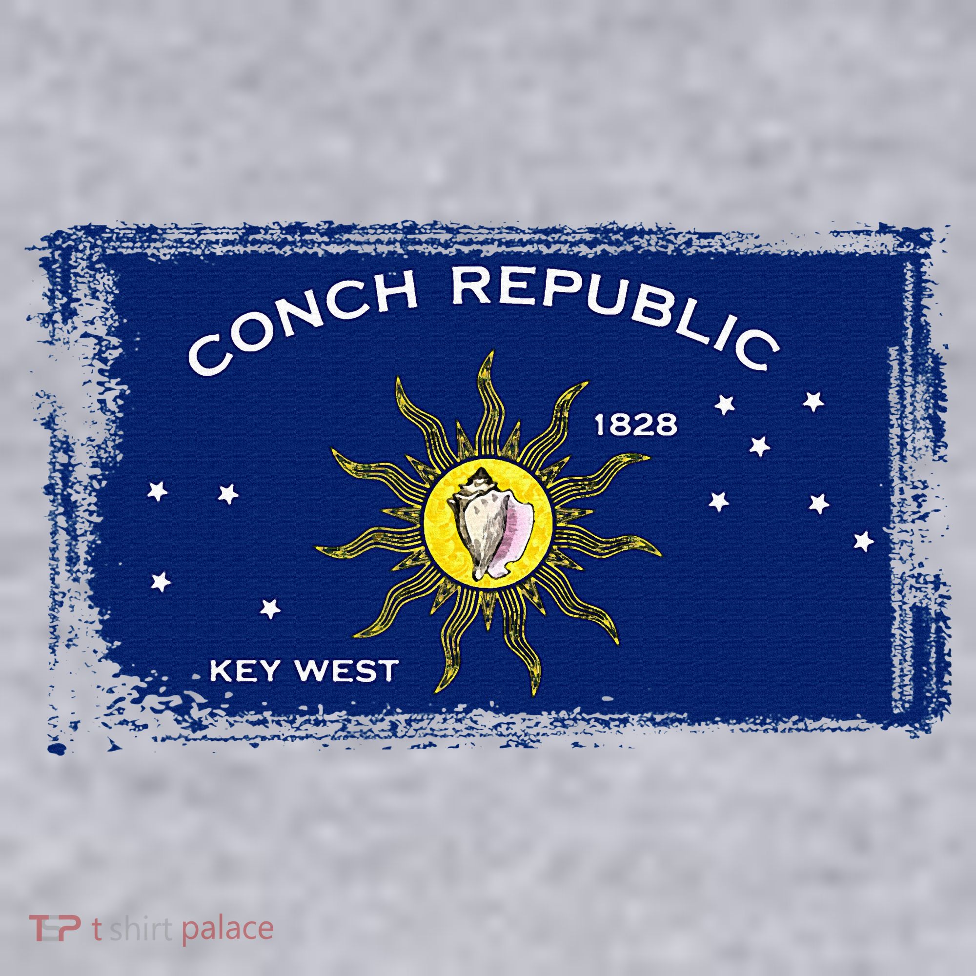 Flag Of Conch Republic Funny Key West Florida Women's Sweatshirt