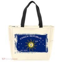 Flag Of Conch Republic Funny Key West Florida Tote Bag thumb 0