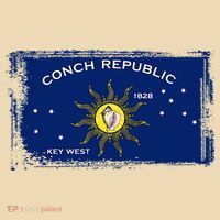 Flag Of Conch Republic Funny Key West Florida Tote Bag thumb 4