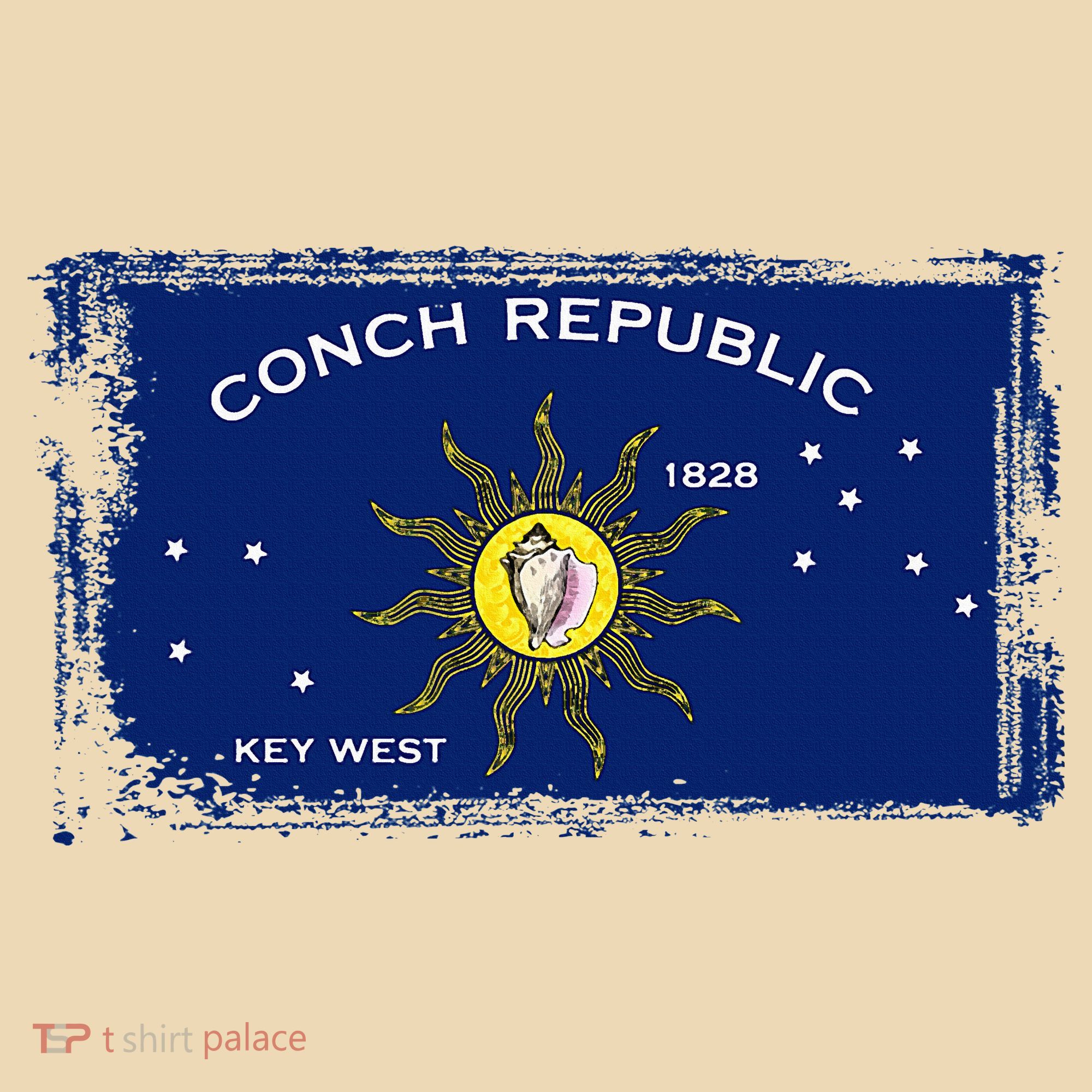Flag Of Conch Republic Funny Key West Florida Tote Bag