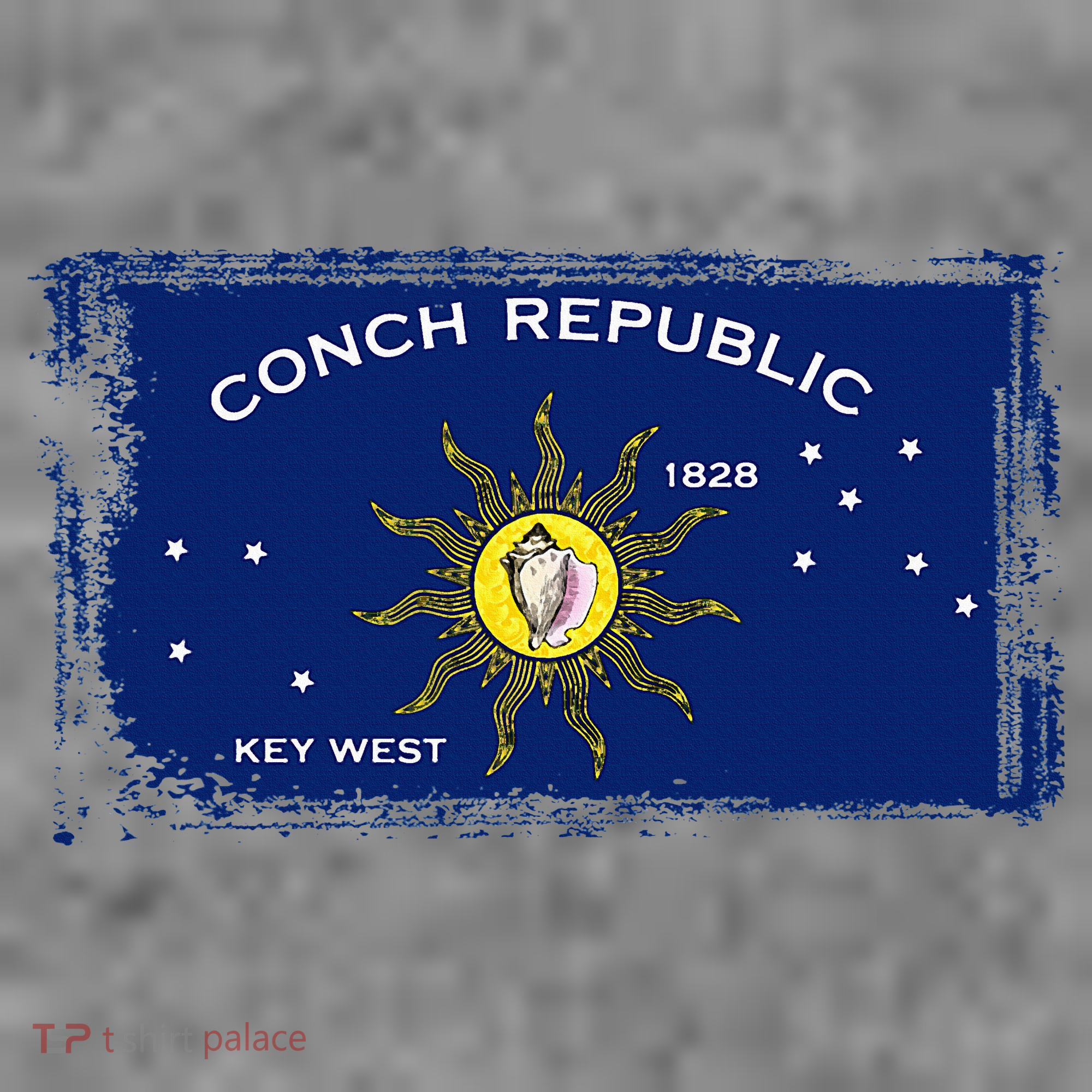 Flag Of Conch Republic Funny Key West Florida Toddler Hoodie