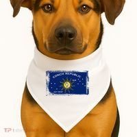 Flag Of Conch Republic Funny Key West Florida USA-Made Doggie Bandana thumb 1