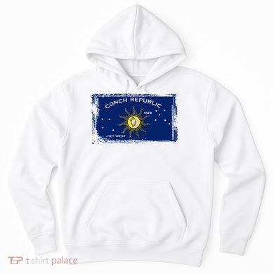 Flag Of Conch Republic Funny Key West Florida Hoodie