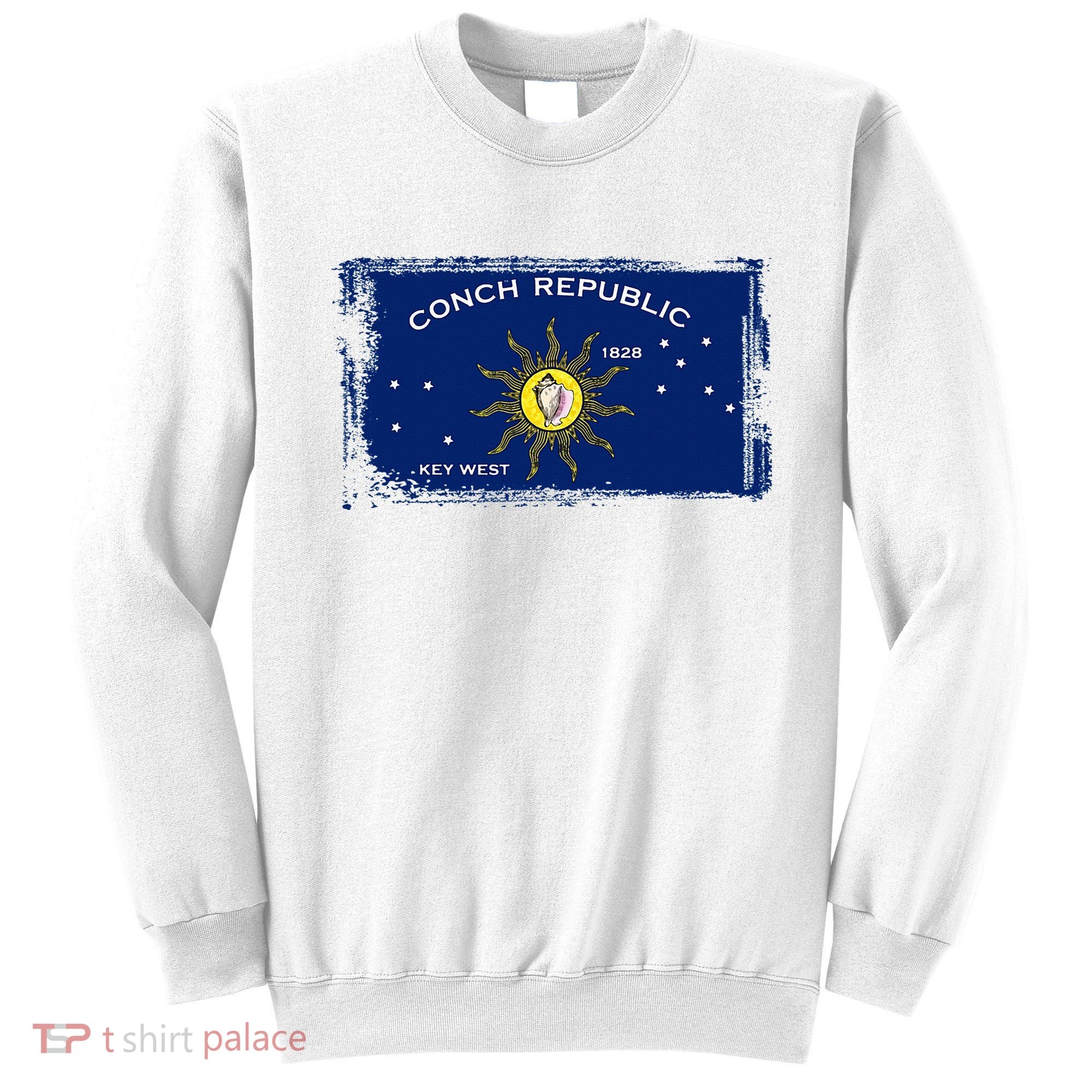 Flag Of Conch Republic Funny Key West Florida Sweatshirt