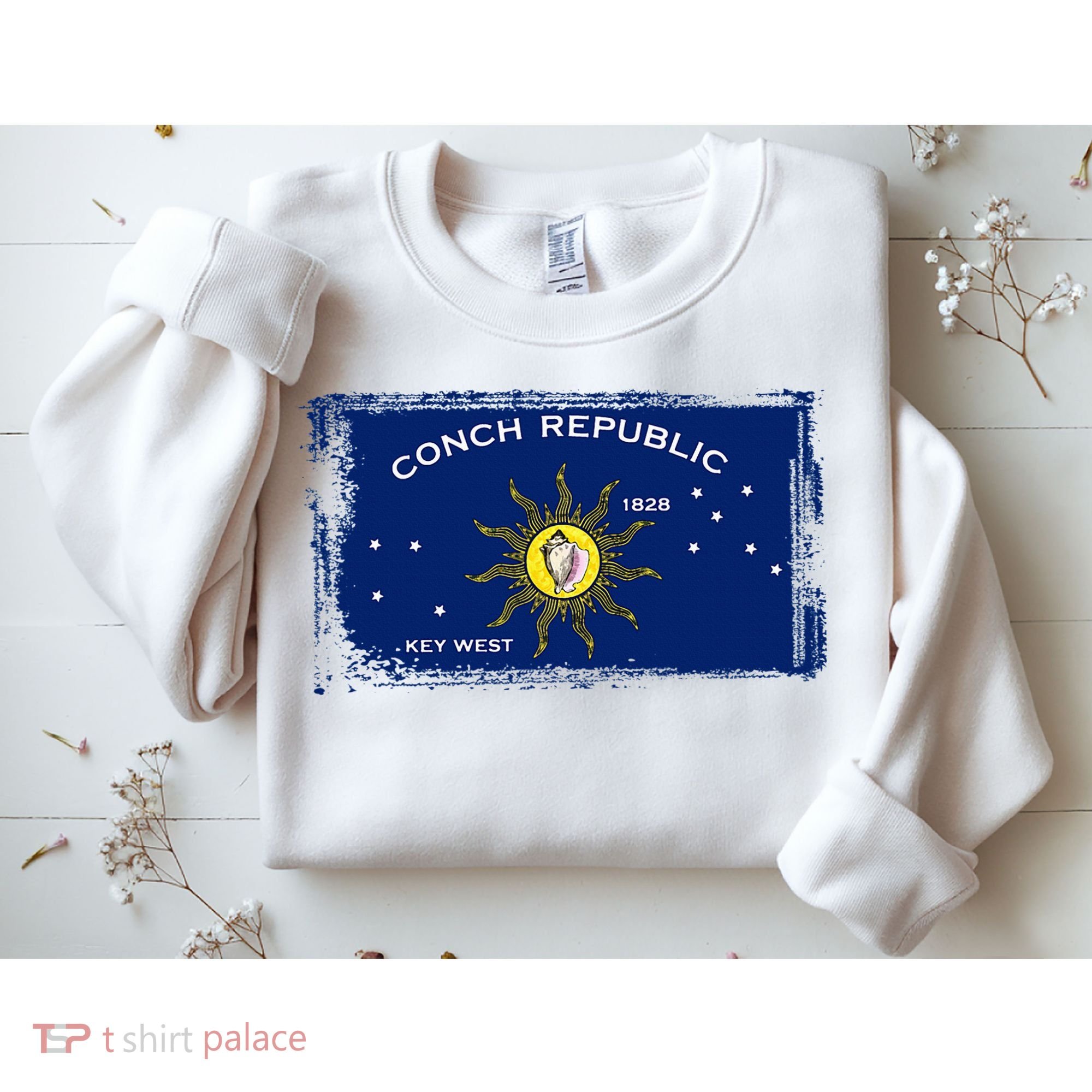 Flag Of Conch Republic Funny Key West Florida Sweatshirt