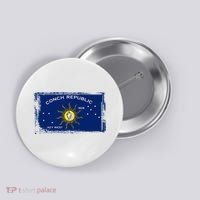 Flag Of Conch Republic Funny Key West Florida Button thumb 0