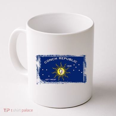 Flag Of Conch Republic Funny Key West Florida Coffee Mug