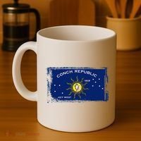 Flag Of Conch Republic Funny Key West Florida Coffee Mug thumb 4