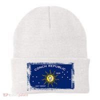 Flag Of Conch Republic Funny Key West Florida Beanie thumb 0