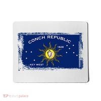 Flag Of Conch Republic Funny Key West Florida Mousepad thumb 0
