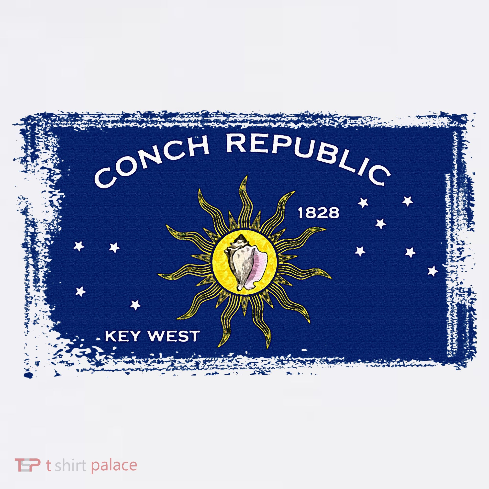 Flag Of Conch Republic Funny Key West Florida Mousepad