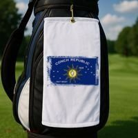 Flag Of Conch Republic Funny Key West Florida Golf Towel thumb 2