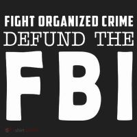 Fight Organized Crime Defund The FBI Golf Towel thumb 3