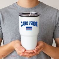 Flag Of Cabo Verde Tumbler thumb 2
