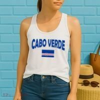 Flag Of Cabo Verde Women's Tank Top thumb 2