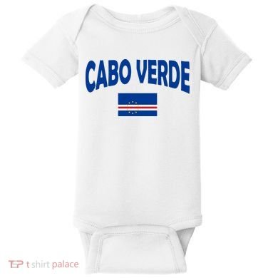 Flag Of Cabo Verde Baby Bodysuit