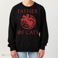 Father Of Cats Funny Cat Lover Kitten Dad Kitty Women's Sweatshirt thumb 0