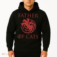 Father Of Cats Funny Cat Lover Kitten Dad Kitty Hoodie thumb 2
