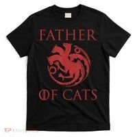 Father Of Cats Funny Cat Lover Kitten Dad Kitty T-Shirt thumb 0