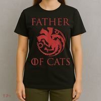 Father Of Cats Funny Cat Lover Kitten Dad Kitty T-Shirt thumb 4