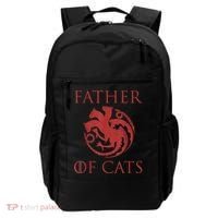 Father Of Cats Funny Cat Lover Kitten Dad Kitty Backpack thumb 0