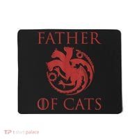 Father Of Cats Funny Cat Lover Kitten Dad Kitty Mousepad thumb 0